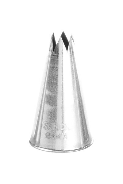 HENDI Vârf stea pentru mâneci de poș, oțel, diametru 8 mm - 551387