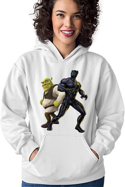OEM Women's Hoodie Black Panther Marvel Cinematic Universe Shrek