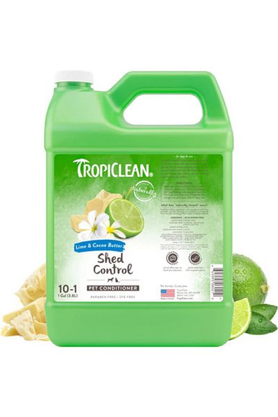Tropiclean Lime & Cocoa Butter Shed Control Conditioner Gallon