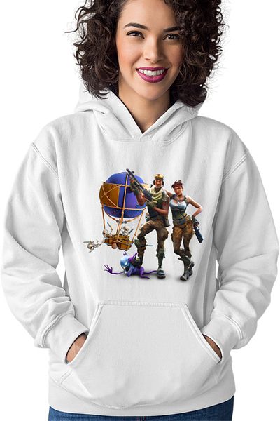 OEM Women's Hoodie Fortnite Shooter Weapons Clash Royale Monsters