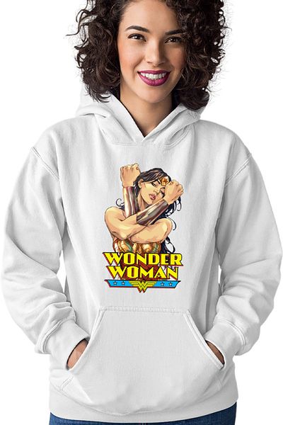 OEM Women's Hoodie Wonder Woman Logo Stunning Comics