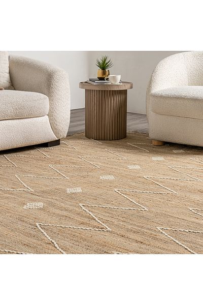 Cottage Chevron Jute Rug 200*300