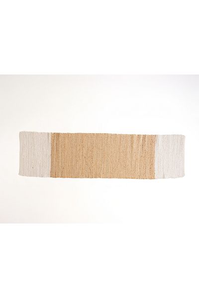 Cottage border jute cotton runner 60*240