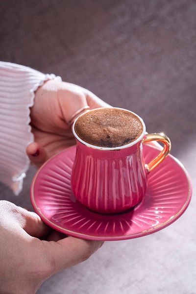 ACAR Lena Colorful Coffee Cup Set for 6 People