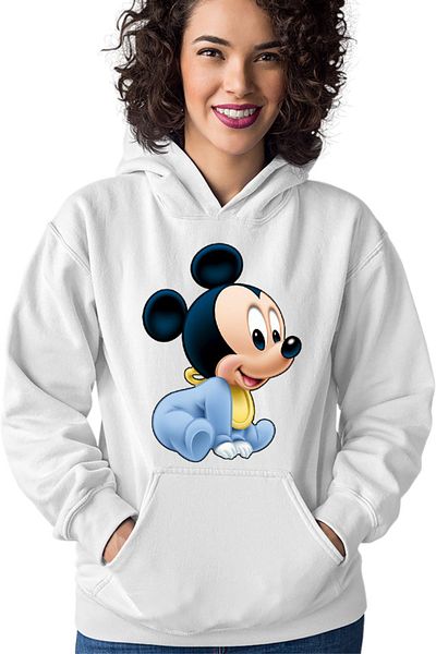 OEM Women's Hoodie Mickey Mouse Baby Small Chibi Cute Design