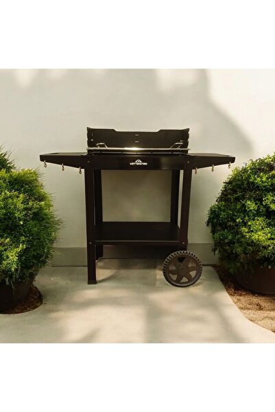 SEM Wetterstein Tekerlekli Metal Sehpalı Mangal/Barbekü S Model