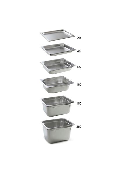 HENDI Pojemnik GN 2/1 stal nierdzewna Profi Line wys. 100 mm - 801123