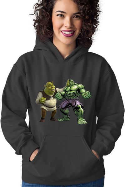 OEM Hanorac Femei Shrek Hulk Ugly Medieval Big Ears Wonder Curious Marvel