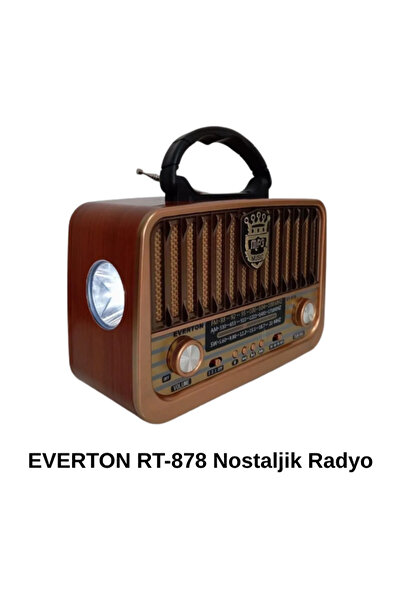 Genel Markalar Fenerli Şarjlı Nostaljik Radyo EVERTON-878