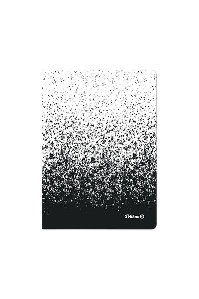 Pelikan Caiet A5 Ediție Color, 80 de coli, hârtie 70 g/m², pătrat, culoare alb-negru