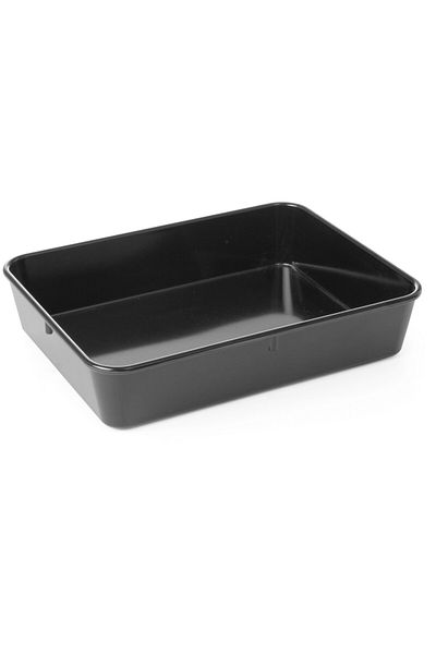 HENDI Pojemnik taca na mięso i żywność z melaminy 280x210x60mm czarny - 568804