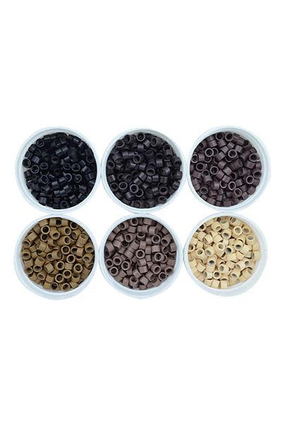 mirenza cosmetic Silicone Micro Welding Bead Cold Yellow Color Hair Bead