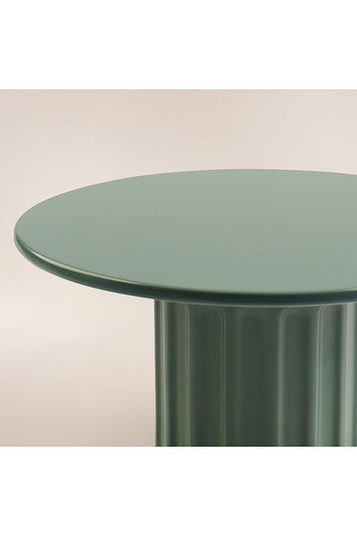 LA MESA porcelain cake stand Taibah collection, green dia 10inch