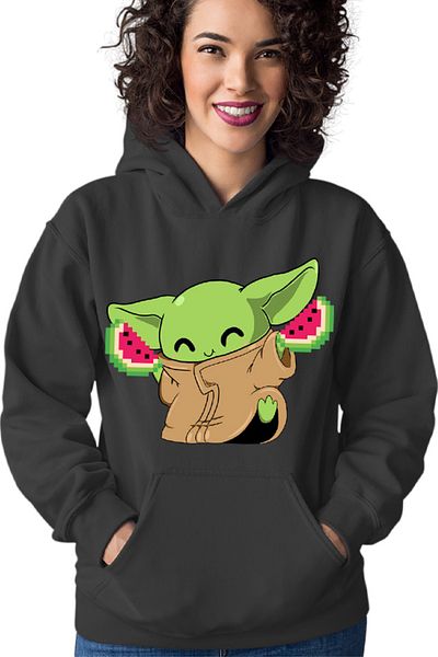 OEM Hanorac Femei Baby Yoda Watermelon Happy Dance Jedi