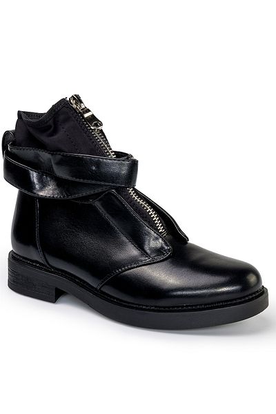 starlike Women's black fur boots A192