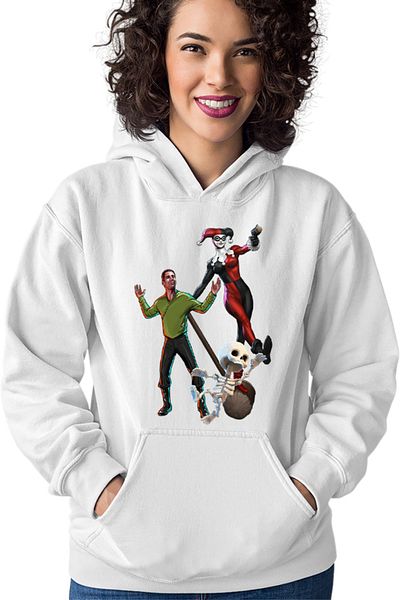 OEM Women's Hoodie Star Trek Joker Woman Skeleton Clash Royale Scared Balance