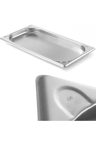 HENDI Pojemnik GN 1/3 stalowy Kitchen Line wys. 20 mm - 806401