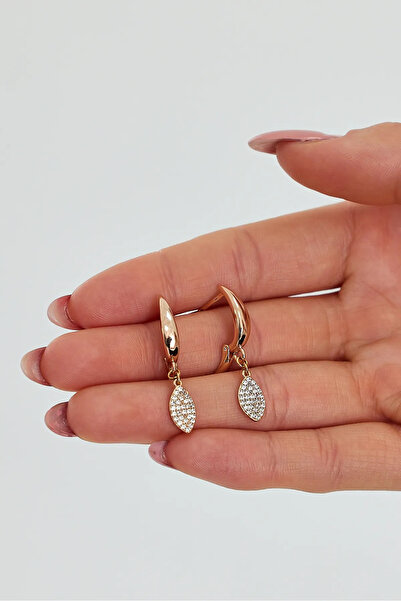 byozanyılmaz DANGLE Rhinestone EARRING