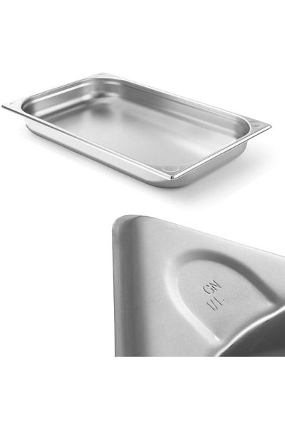 HENDI Pojemnik GN 1/1 stalowy Kitchen Line wys. 65 mm - 806128