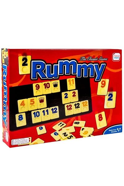 divendi-ro Board game Classic Rummy, age 7+ years, 37x26x6cm, multicolor