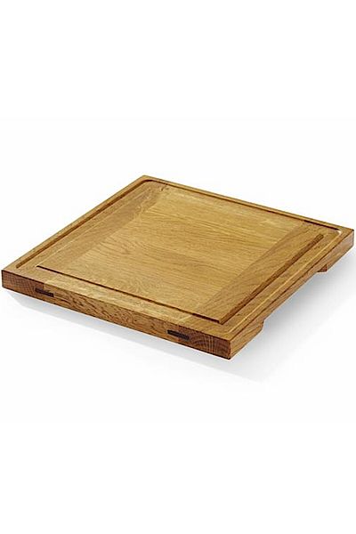 HENDI Deska do serwowania podawania potraw DĘBOWA 27x27cm grubość 2cm