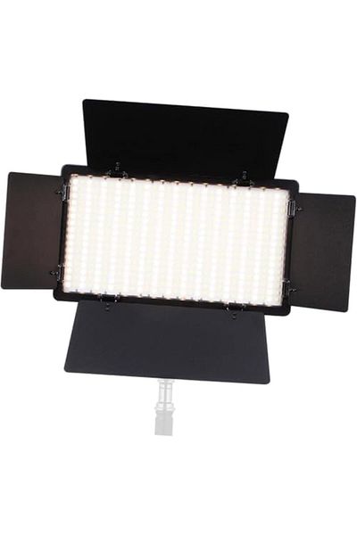 Generic مجموعة إضاءة فيديو احترافية للتصوير الفوتوغرافي LED 600 RGB من MUNTAQI - مصابيح لوحة ثنائية اللون قابلة للتعتيم مع