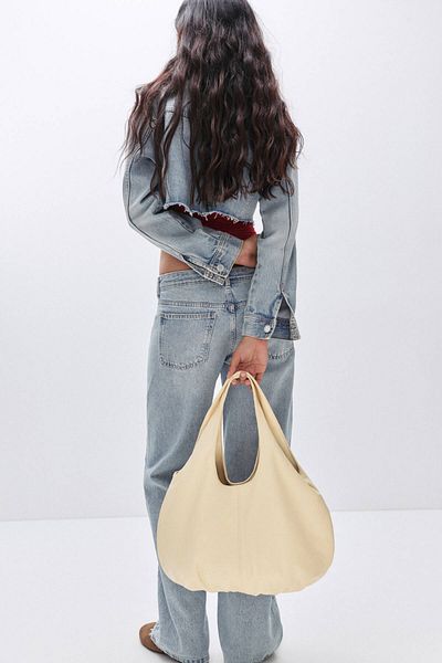 Pull & Bear Gathered shopper bag