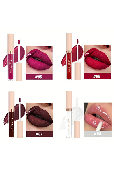 Belora Set de 8 rujuri lichide mate