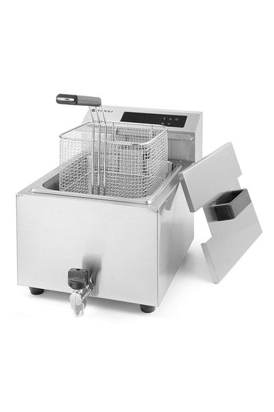 HENDI Friteuza Mastercook cu panou digital cu robinet 8L 3500W