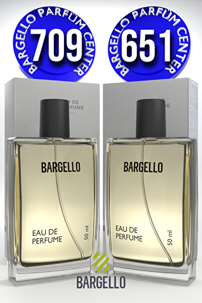 Bargello 709 Erkek 50 ml Parfüm Edp Oriental + 651 Fresh Erkek Parfüm 50 Ml EDP