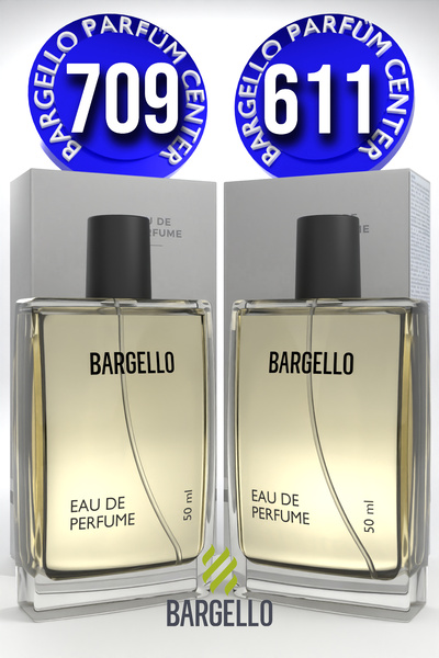 Bargello 709 Erkek 50 ml Parfüm Edp Oriental + 611 Woody Erkek Parfüm 50 Ml EDP