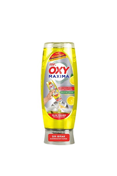 MR.OXY Mr. Oxy Maxima Limonlu Bulaşık Deterjanı Büyük Boy 650 ML