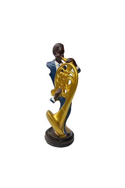 OEM Statuie Muzician Jazz, 20x10x5.5 cm, Multicolor