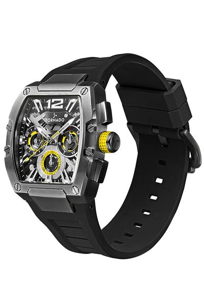 Tornado XENITH Men's Analog Black Dial Watch - T23105-XSBB