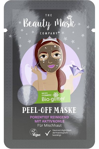 Belora Peel Off Mask with Glitter and Activated Charcoal