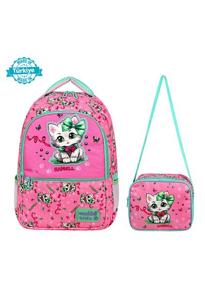 H&D COLLECTİON Rucsac și cutie de prânz pentru băieți din școala primară Waddell, rucsac școlar