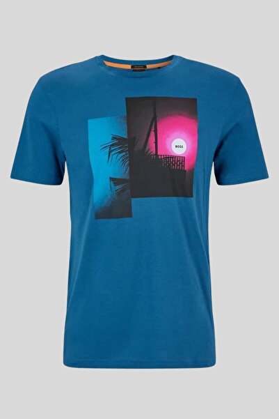 BOSS Regular Fit Bisiklet Yaka Erkek T-Shirt