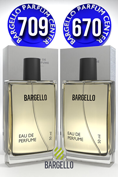 Bargello 709 Erkek 50 ml Parfüm Edp Oriental + 670 Fresh Erkek Parfüm 50 Ml EDP