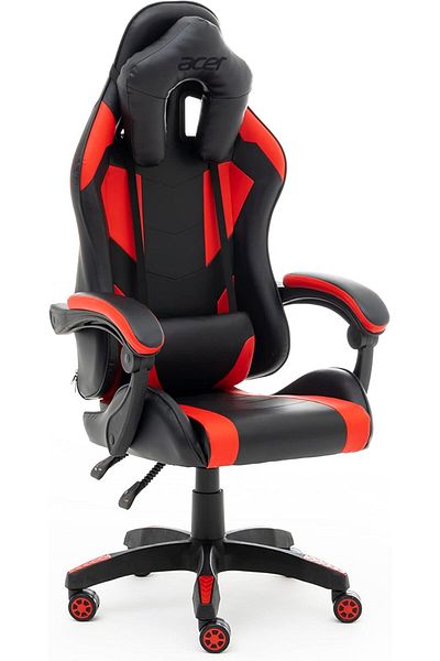 ACER Sporty High Back Gaming Chair Office Computer Racing Chair With Extra Padded Armrests 10cm Heig