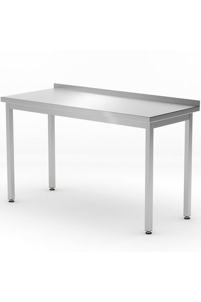 HENDI Stół blat roboczy przyścienny z rantem Budget Line STAL 1000 x 600 x 850 mm - 817209