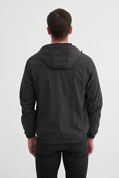 Cazador Crinkle Black Men's Coat 10200