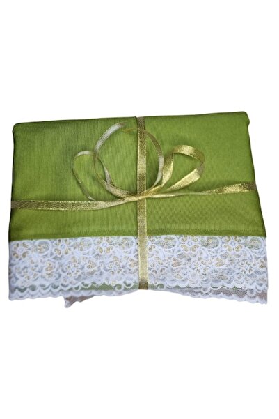 ARIALE Față de masă, Verde de la 1, cu dantelă, 170x130 cm, textil, verde