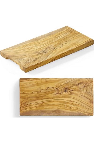 HENDI Deska do serwowania z drewna oliwnego prostokątna 300 x 150 x 18 mm - 505175