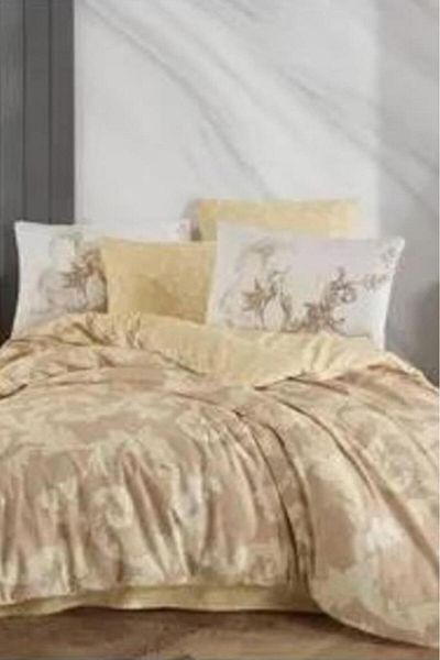 Hobby Avangarde Single Ranforce Duvet Cover Set Cream