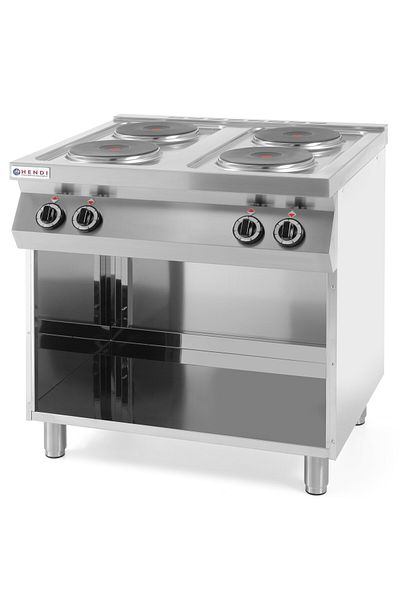 HENDI Aragaz electric independent pe bază de oțel 4 x 2,6 kW, lățime 80 cm