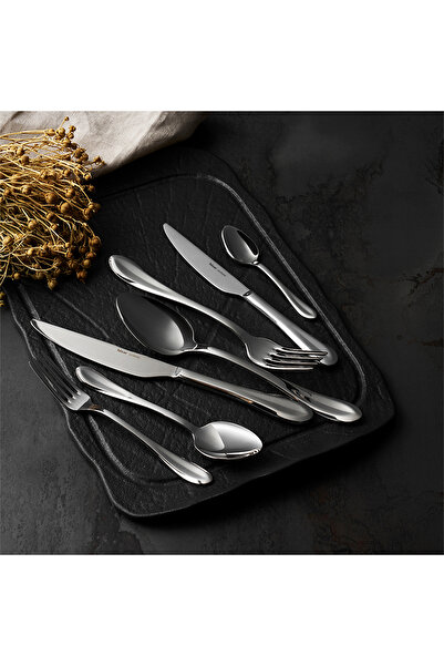 Hisar Toscana 42 Piece Fork Spoon Knife Set - Inox