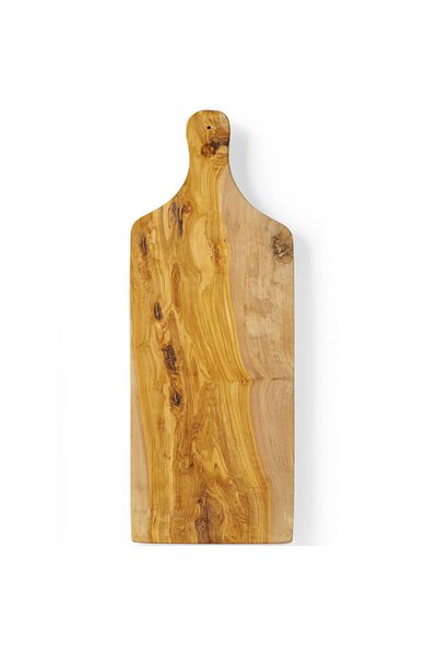 HENDI Deska do serwowania z drewna oliwnego z uchwytem 600 x 200 x 18 mm - 505267