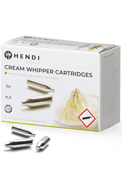 HENDI Cartușe pentru sifon frișcă, gaz N2O, 10 buc. - 588208