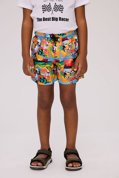 Nebbati Boy Patterned Shorts