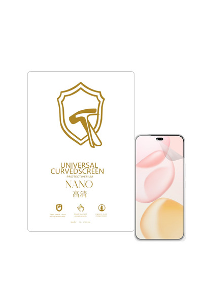 Microcase Honor 400 Pro 5G ile Uyumlu Full Tpu Nano Ön Ekran Koruma Filmi - E...